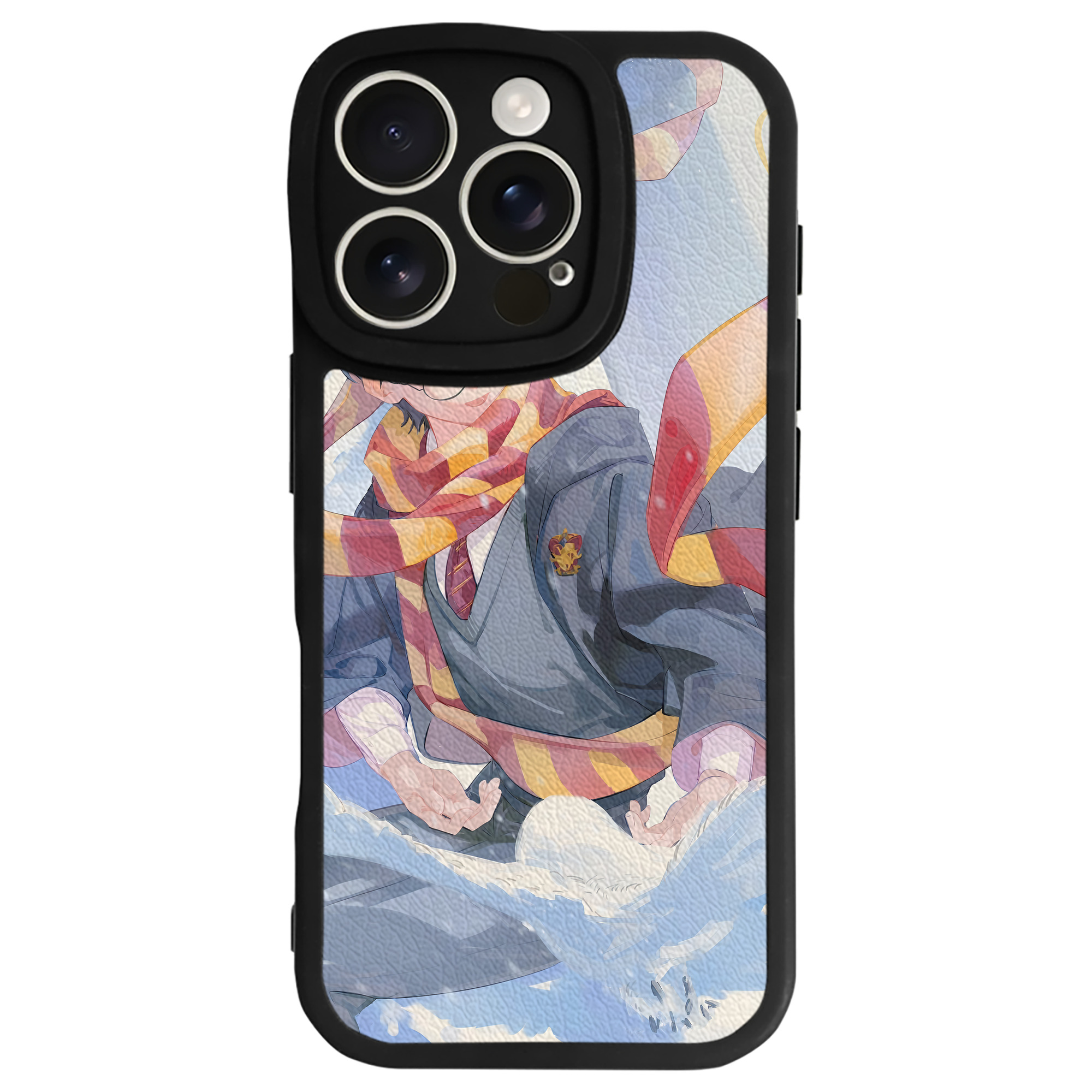 （画像用） Harry Potter ハリー・ポッターシリーズ 【iPhone 16シリーズ対応】シリコンスマホケース（レザー調） 材質：シリコン